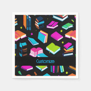 Booking It Colourful Napkin