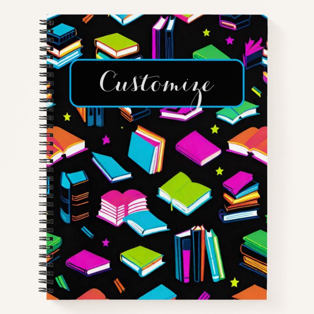 Booking It Colourful Notebook (Front)