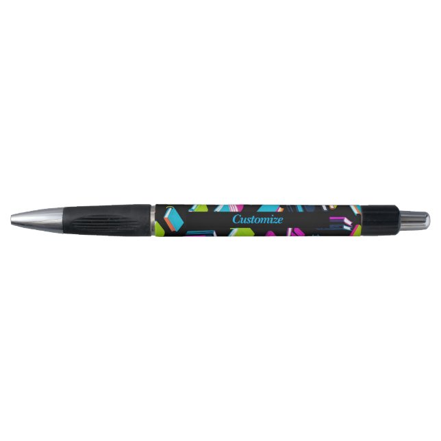 Booking It Colourful Personalized Pen (Front)