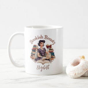 Bookish Beauty Book Lover Quote Coffee Mug