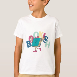 Bookish book lover reader cute text T-Shirt