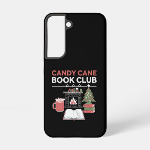 Bookish Christmas Candy Cane Book Club Bookish Samsung Galaxy Case
