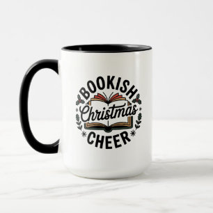 Bookish Christmas Cheer Festive Mug