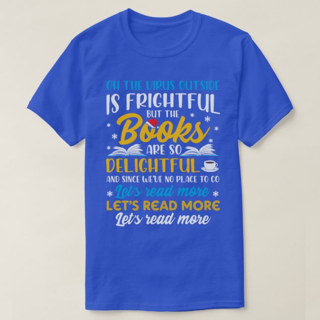 Bookish Christmas Gift T-Shirt (Design Front)