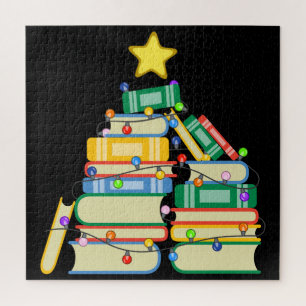 Bookish Christmas Tree II Jigsaw Puzzle