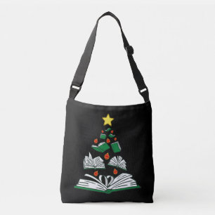 Bookish Christmas Tree III Crossbody Bag