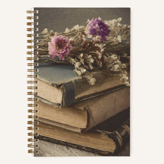 "Bookish Floral" Light Academia Journal esthétique