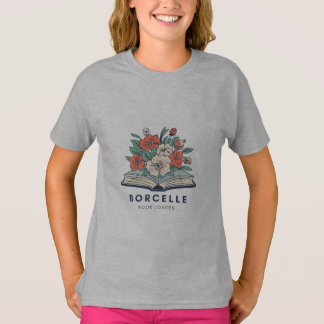 Bookish Floral Open Book T-Shirt