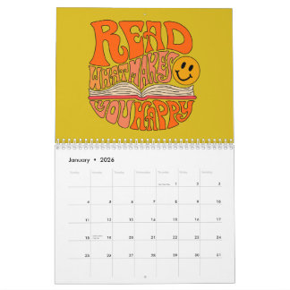 Bookish Illustrated Calendar