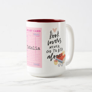 Bookish Two-Tone Coffee Mug