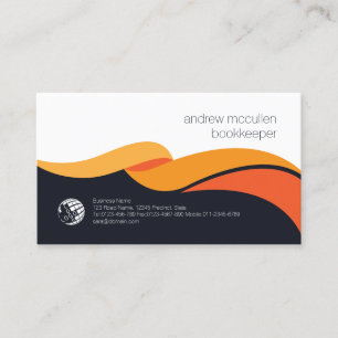 Bookkeeper Accounting Finance Business Card