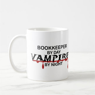 Bookkeeper by Day, Vampire by Night Coffee Mug