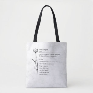 Bookkeeper Definition Funny Synonyms Tote Bag