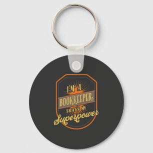 Bookkeeper Keychain
