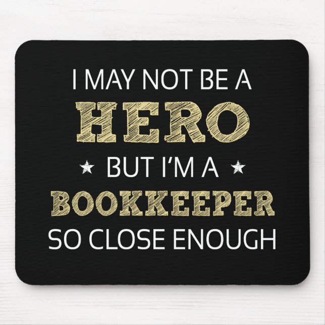 Bookkeeper Novelty Mouse Pad (Front)