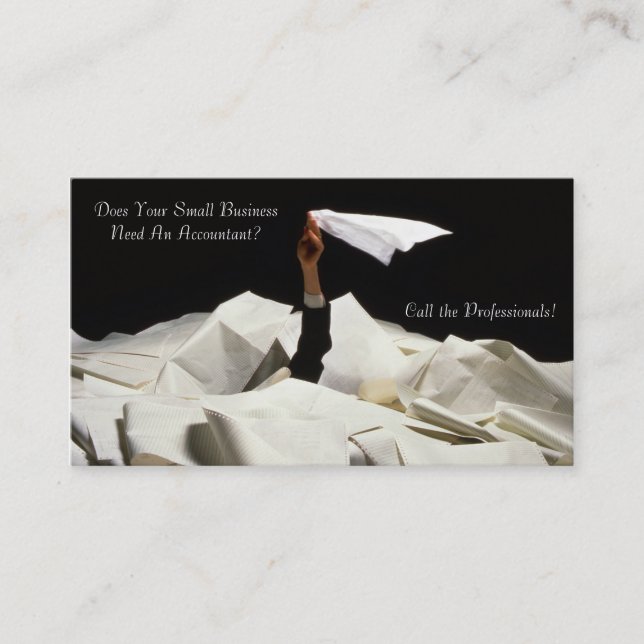 Bookkeeping business card (Front)