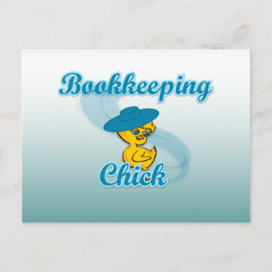 Bookkeeping Chick #3 Postcard