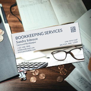 Bookkeeping Services Business Card