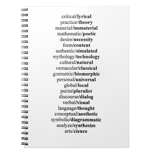 Booklets good-looking concepts notebook (Front)