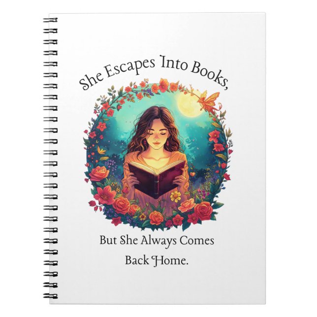 Booklover's Fantasy  Notebook (Front)