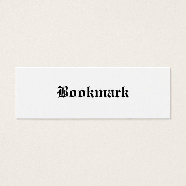 Bookmark... (Front)