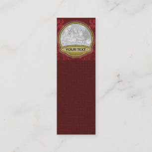BOOKMARK - Add Your Photo Template Mini Business Card