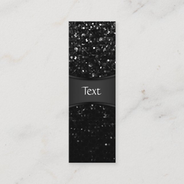 Bookmark Business Card Crystal Bling Strass (Front)