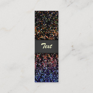 Bookmark Business Card Glitter Graphic Background