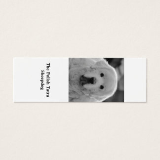 Bookmark of Polish Tatra Sheepdog Puppy