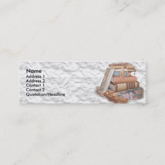 Bookmarkers maigres de carte de visite de magasin