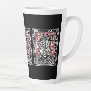 Bookplate Queen Victoria at Windsor Castle Latte Mug