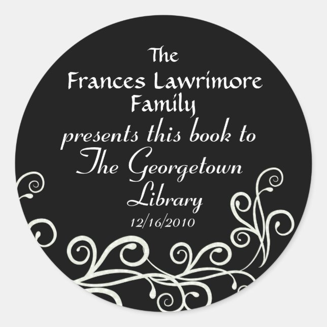 BookPlate Sticker by SRF (Front)