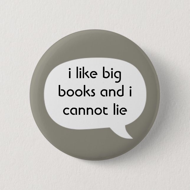 Books 2 Inch Round Button (Front)