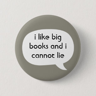 Books 2 Inch Round Button