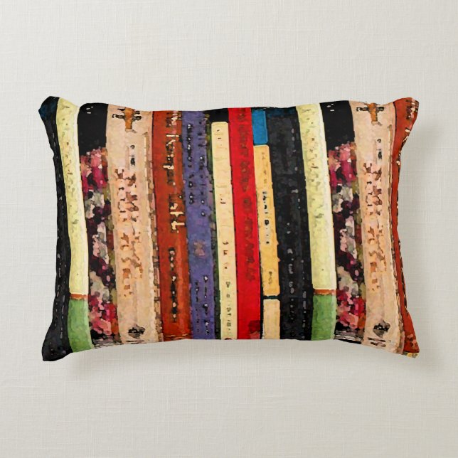 Books Accent Pillow (Front)