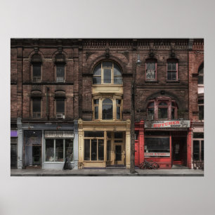 Books and Bistros and Butchers No 5 Colour Version Poster