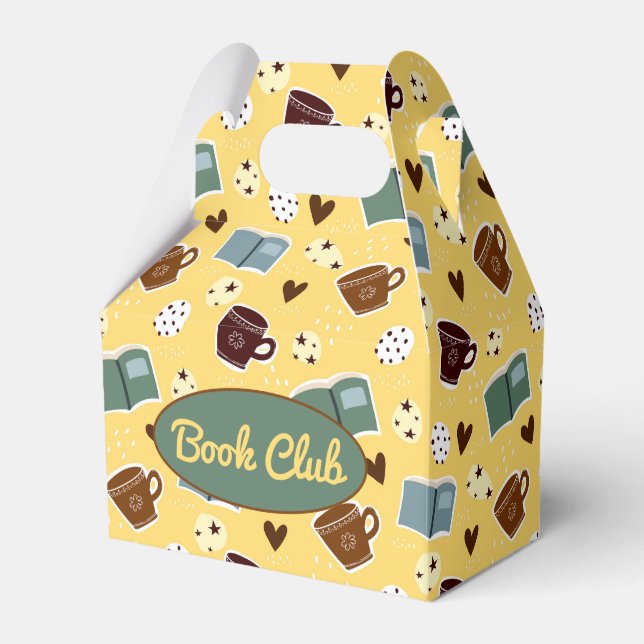 Books and Coffee Favour Box (Front Side)