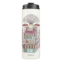 Books and Coffee Lover Personalized