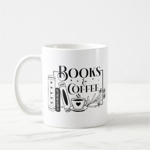 Books And Coffee Mug