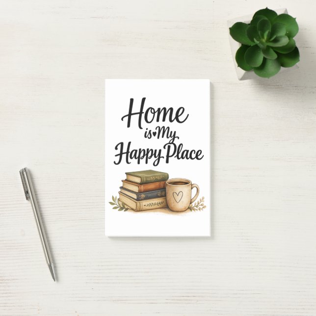 Books and Coffee - Vintage Book Post-it Notes (Office)
