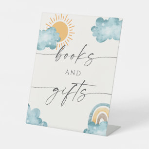 Books And Gifts Baby Shower Sunshine Pedestal Sign