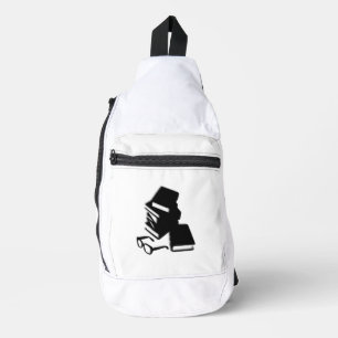 Books and Glasses Sling Bag