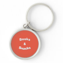 Books and Snacks customizable slogan