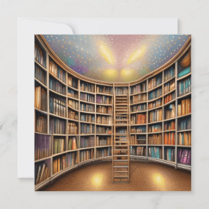 Books are a source of endless wonder and magic. Th Thank You Card