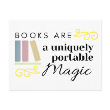 Books Are a Uniquely Portable Magic Postcard