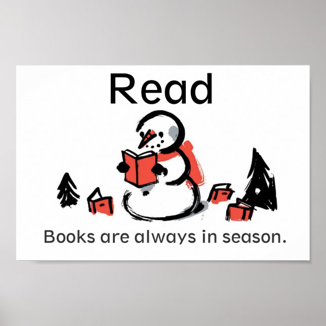 Books Are Always In Season Poster (Front)