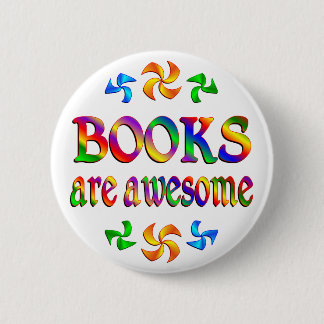 Books are Awesome 2 Inch Round Button