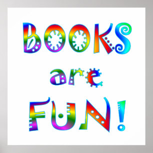 Books are Fun - Starting at $11.80 Poster