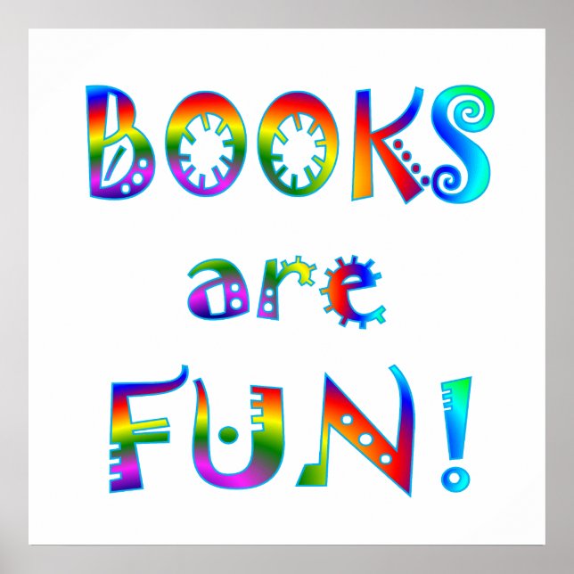Books are Fun - Starting at $11.80 Poster (Front)