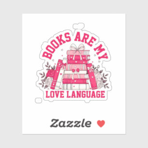 Books Are My Love Language Bookish Valentine Day 